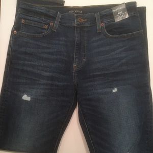 J. Crew slim fit distressed jeans